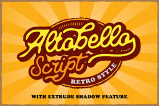 Altobello: Elevate Designs with Retro Script Charm