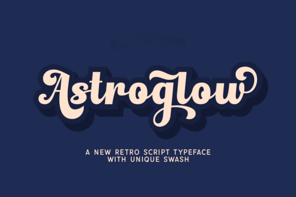 Astroglow: Retro Script with Modern Flair