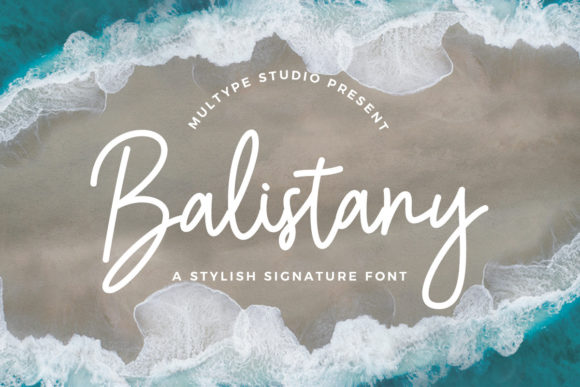 Balistany: Elevating Design with a Modern Cursive Script