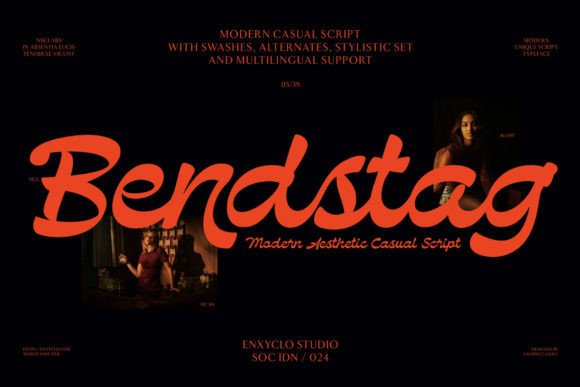 Bendstag: A Modern Script Font for Impactful Design