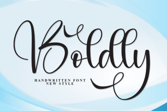 Boldly: A Stylish Script Font for Modern Design