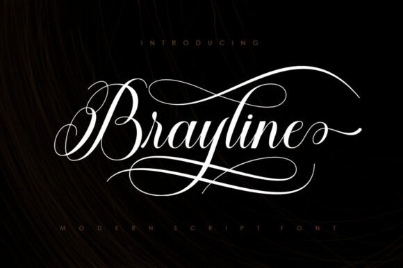 Brayline: Elevating Design with Elegant Script Typography