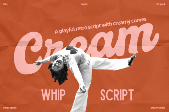 Cream Whip Script: A Retro Typeface for Modern Branding