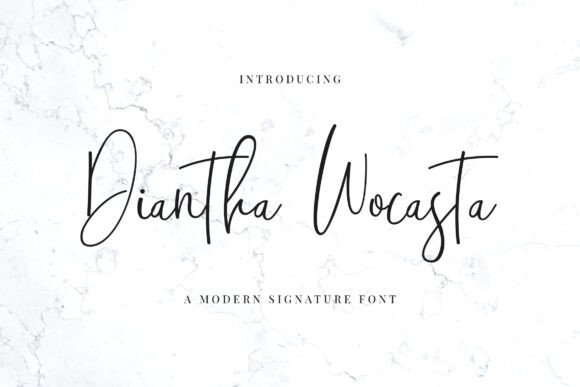 Diantha Wocasta: Elevating Design with Elegant Script