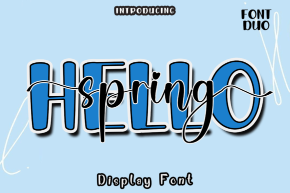 Discover the Fresh Appeal of the Hello Spring Duo Font