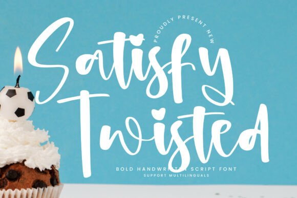 Discover the Satisfytwisted Regular Handwritten Font