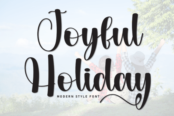Elevate Your Designs with the Joyful Holiday Font