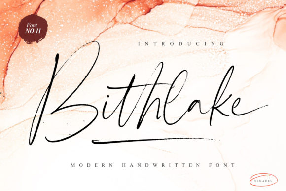 Elevate Your Visual Design with the Bithlake Font Duo