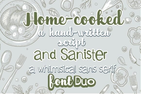 Home-cooked and Sanister Duo: A Warm Design Pair