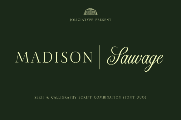 Madison Sauvage: Blending Serif Sophistication with Script Grace