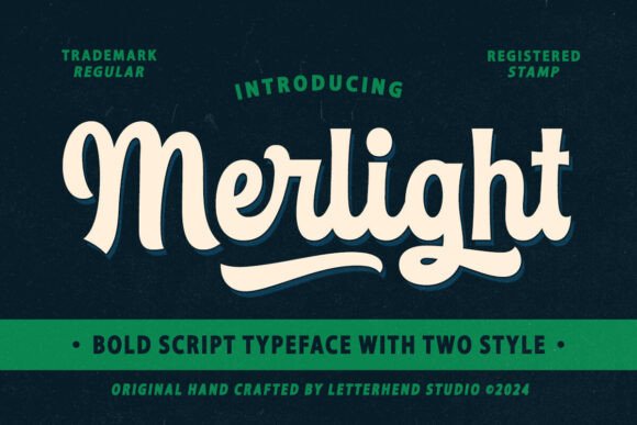 Merlight: Vintage Script for Bold Branding