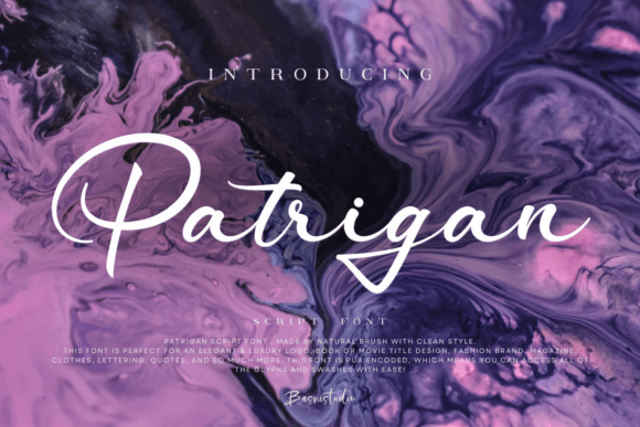 Patrigan: Elevate Your Design with Luxury Typography