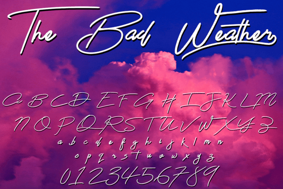 The Bad Weather Script Font: Elevating Modern Design