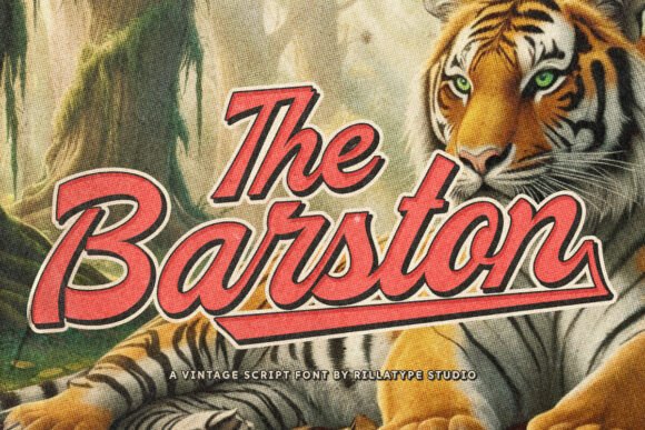 The Barston: A Vintage Script Font for Modern Design