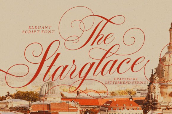 The Starglace: A Script Font for Timeless Elegance