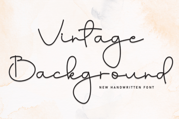 Timeless Elegance: The Vintage Background Typeface