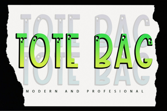 Tote Bag: A Script Font for Modern Elegance